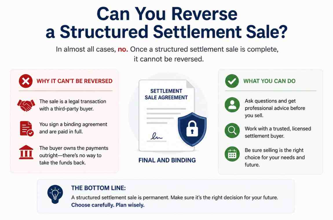 Can You Reverse a Structured Settlement Sale