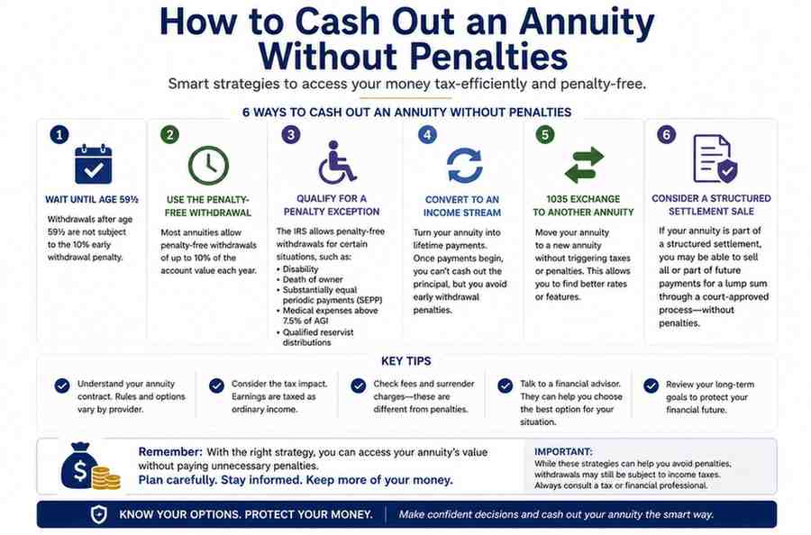 How to Cash Out an Annuity Without Penalties